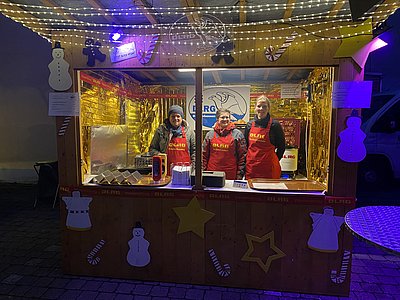 Bild von der Bude am Weihnachtsmarkt 2025